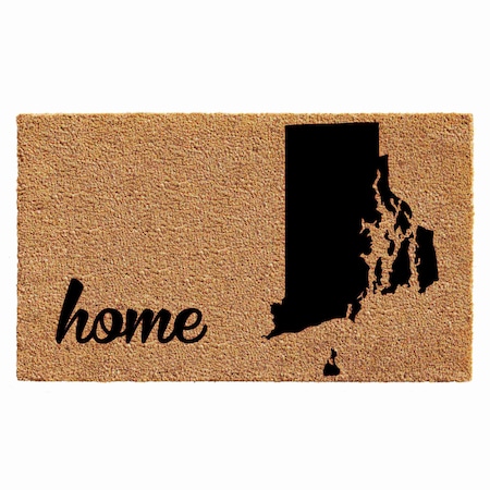 Calloway Mills Entrance Mat, Coir, Natural, Black 105411830